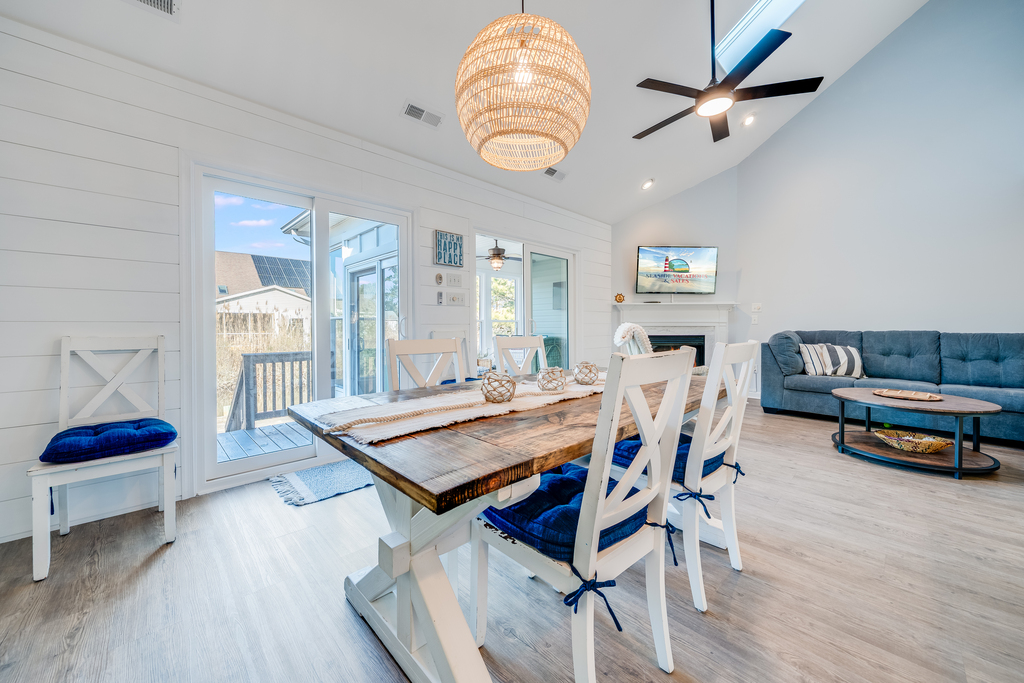 Dine in the cool comfort of Central AC in the Dining Area.