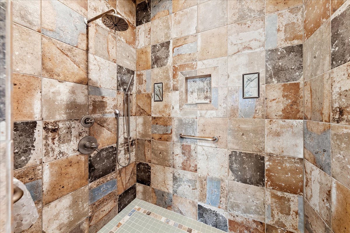 Custom Walk-in Shower is ADA Compliant.