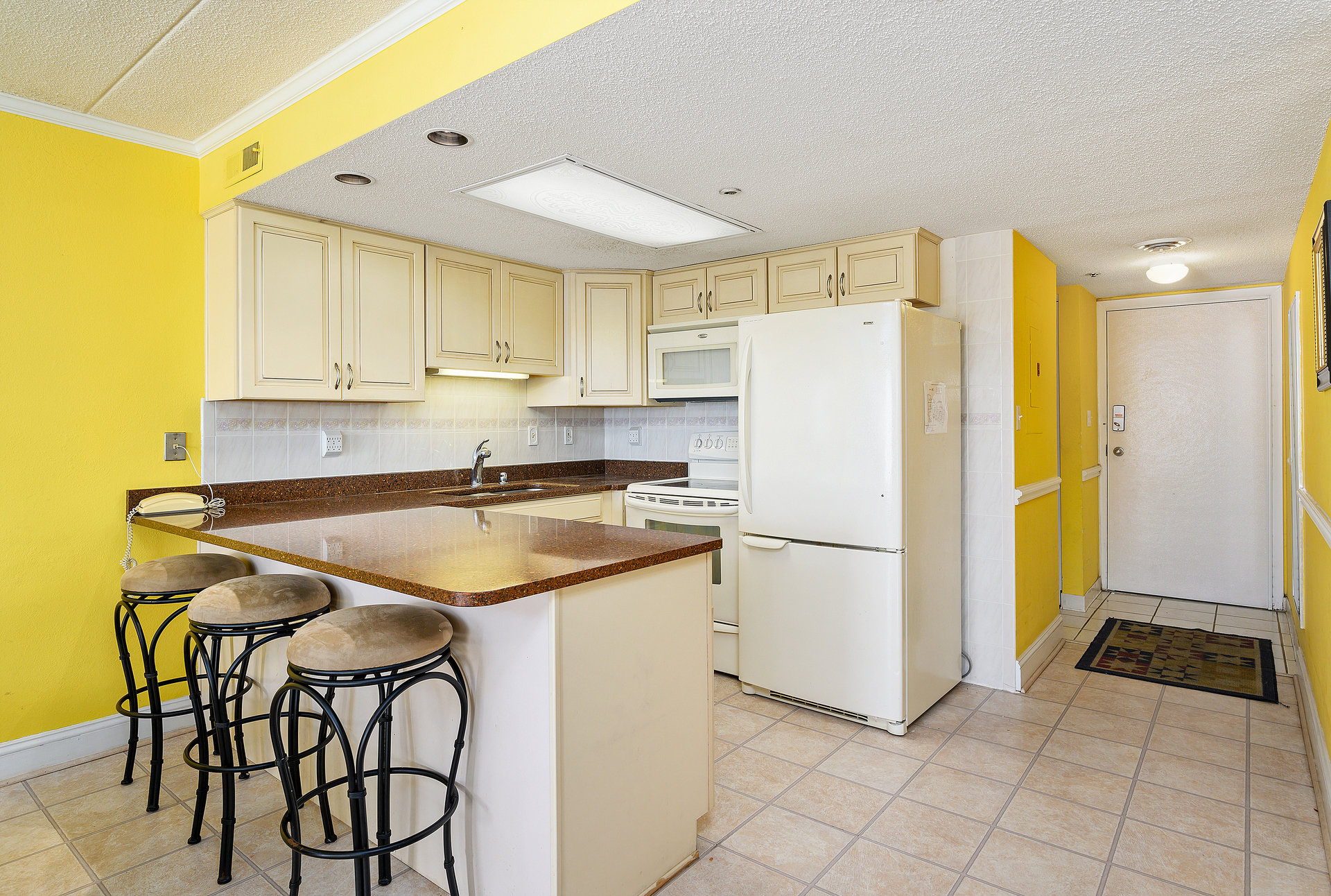 There is plenty of open counter space