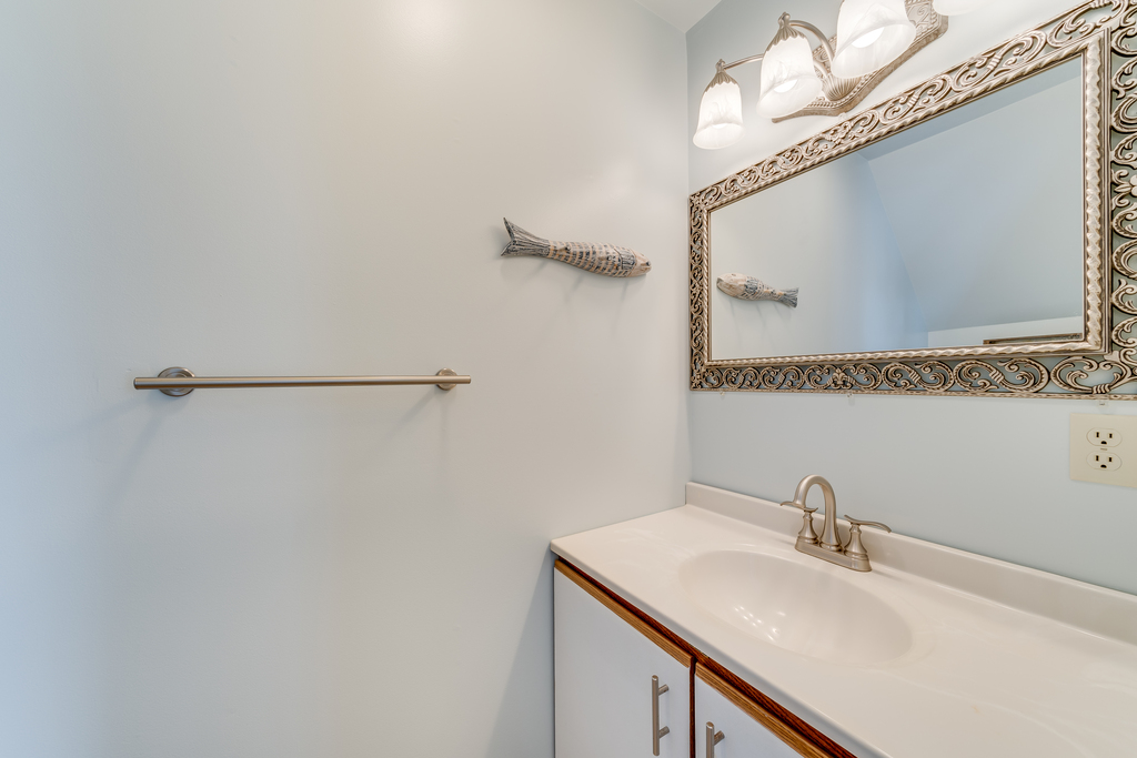 Half Bath is on the 1st Floor.