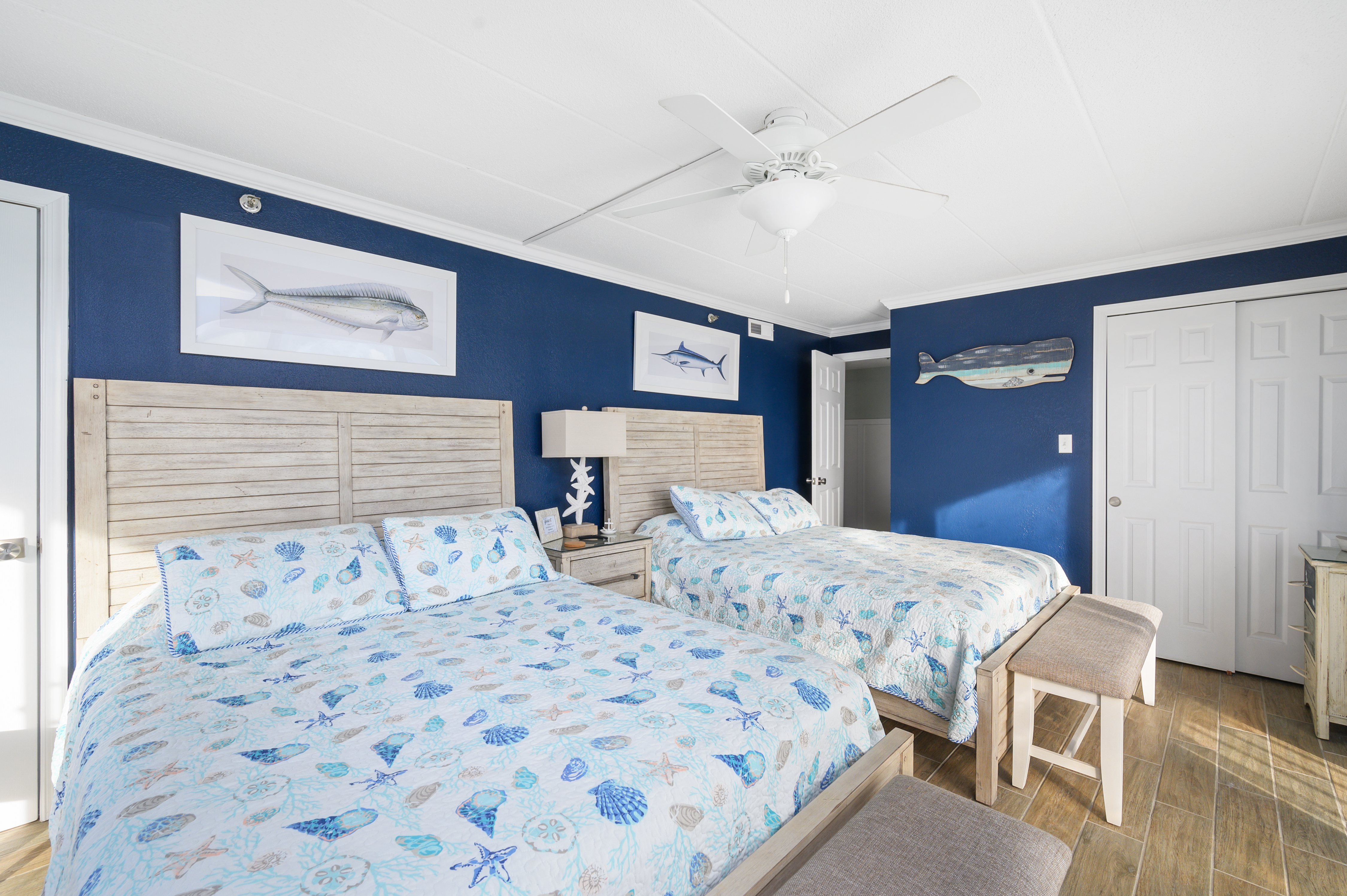 Bedroom 3 will comfortably sleep up to 4 with 2 cozy Queen beds