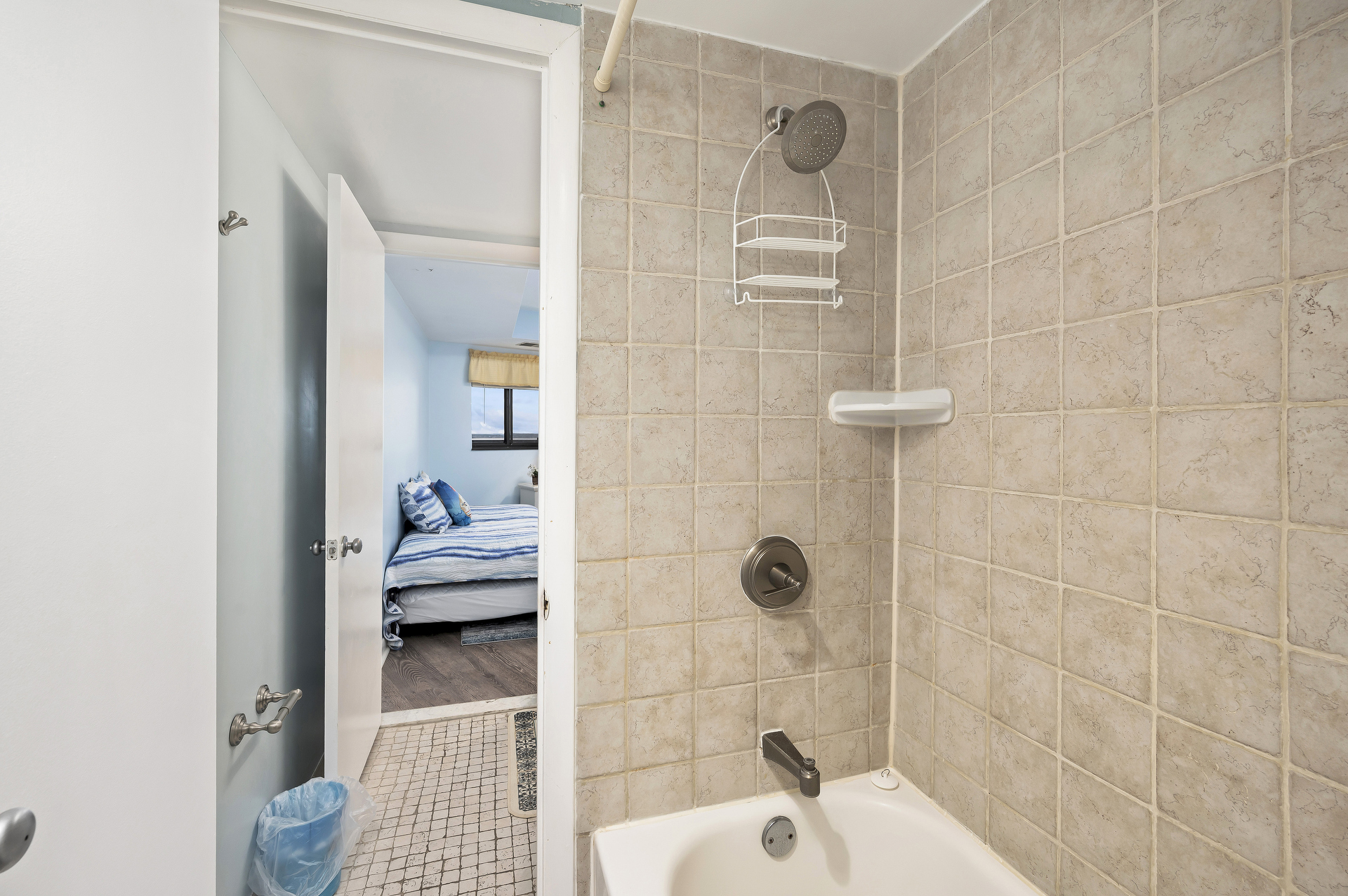 Full Bathroom attached to Bedroom 2.