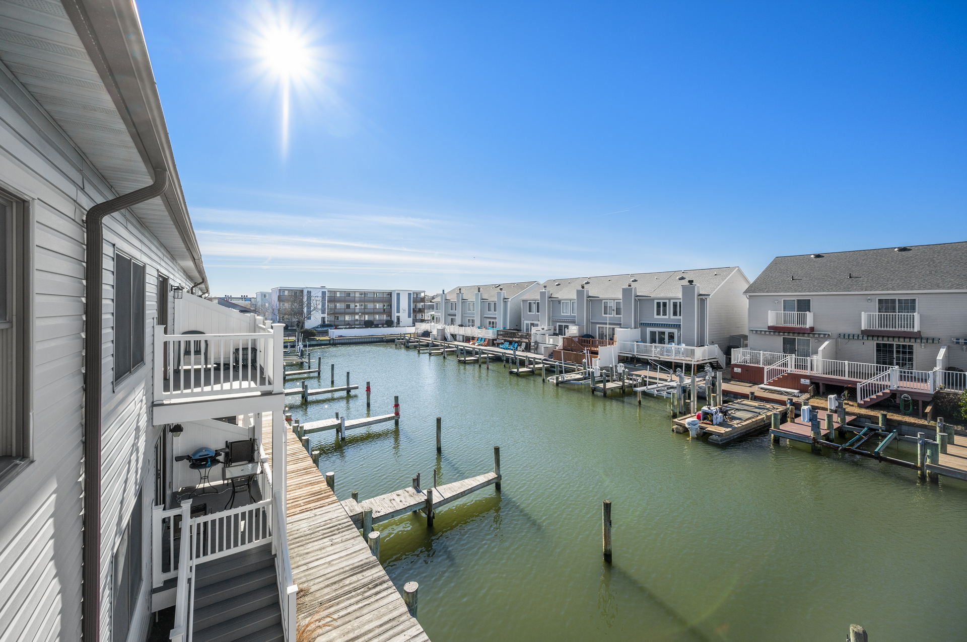Catch some rays on the Balcony - a great place for Happy Hour!