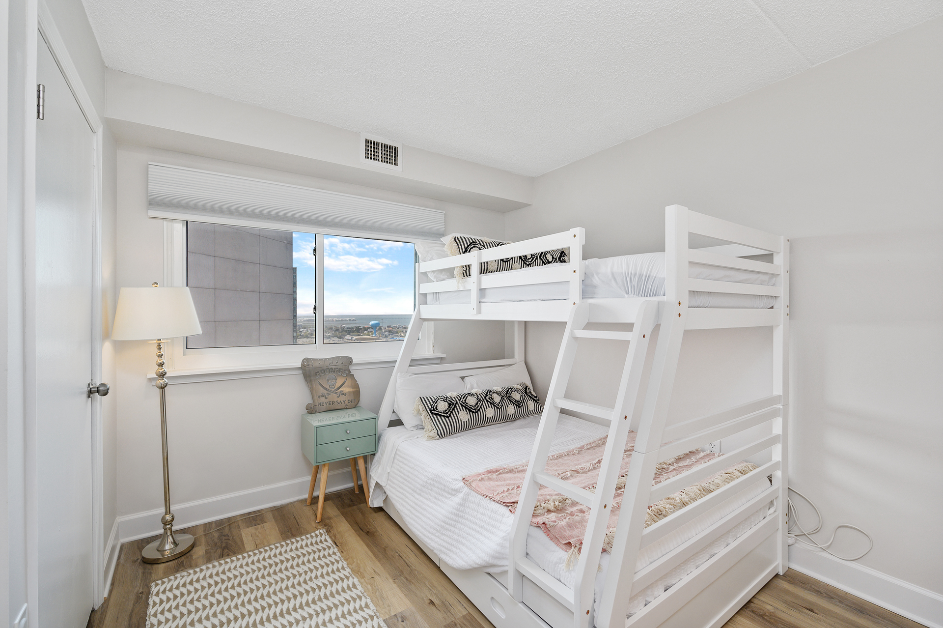 The Pyramid bunk in Bedroom 2 will comfortably sleep up to 3