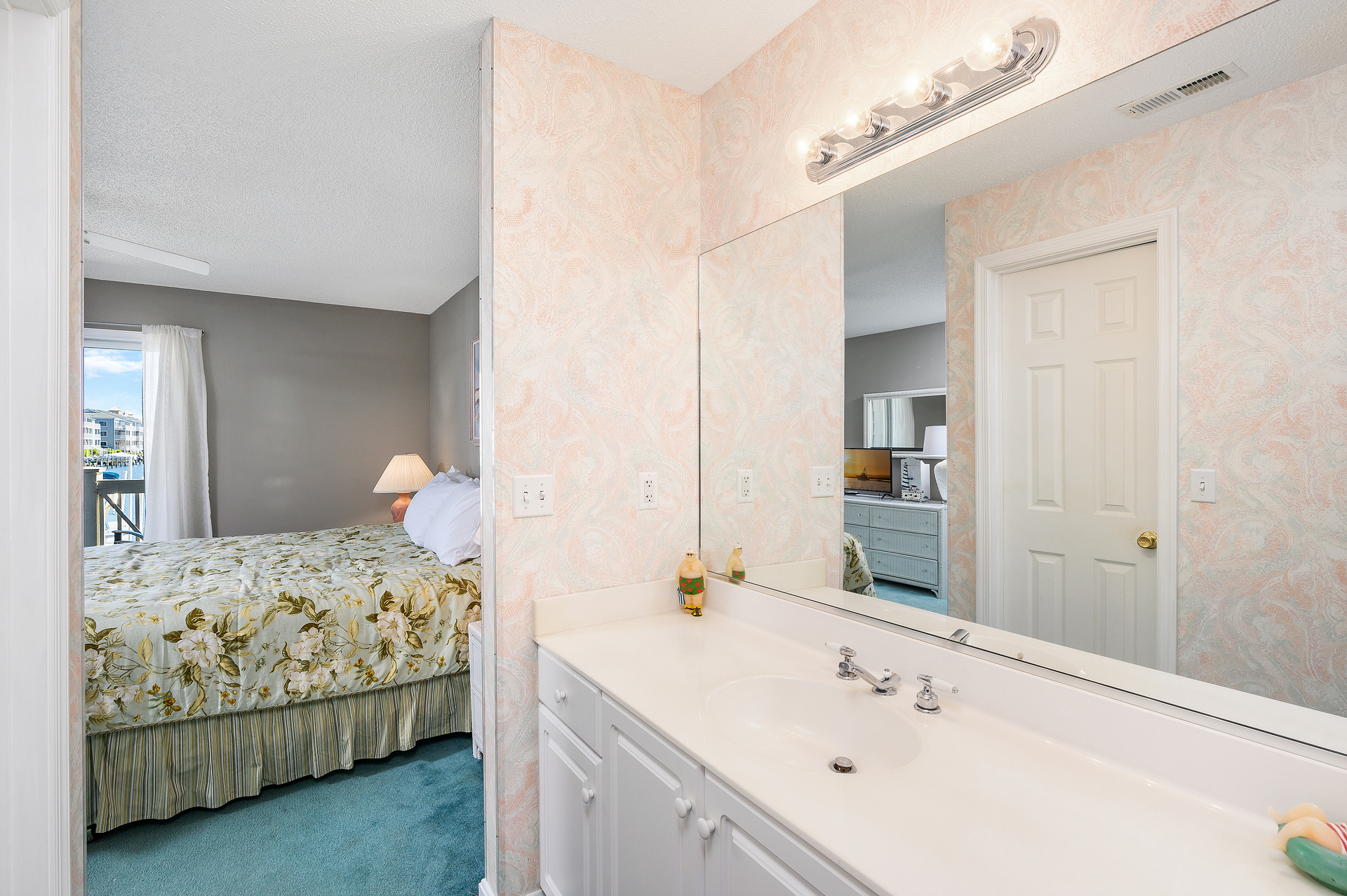 You're sure to love the large vanity in the Primary Bath