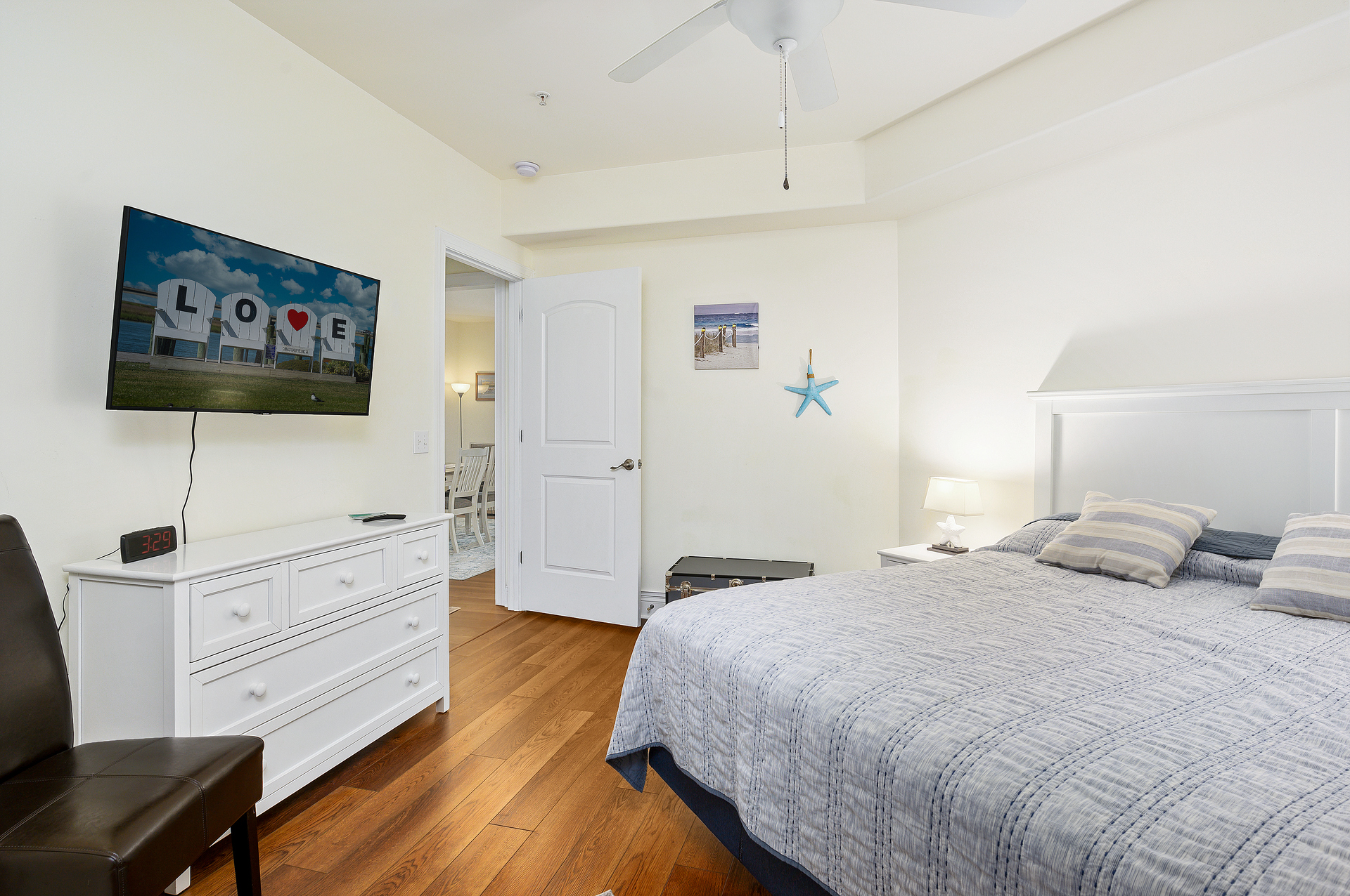 New Furnishings and Flat Screen Streaming TV.