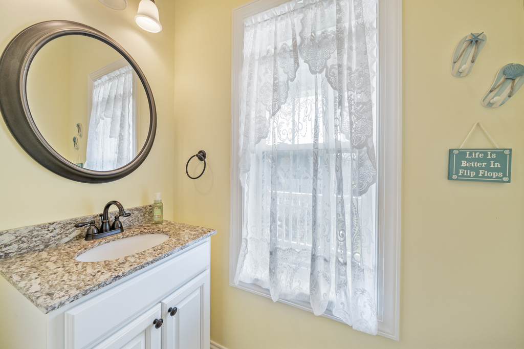 Convenient Half Bath on 1st Floor.