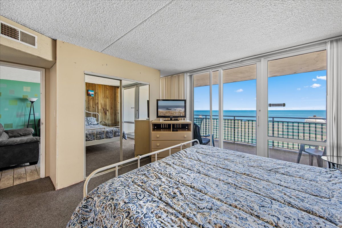 Enjoy Stunning Ocean Views and the Flat Screen TV all from the comfort of your bed!
