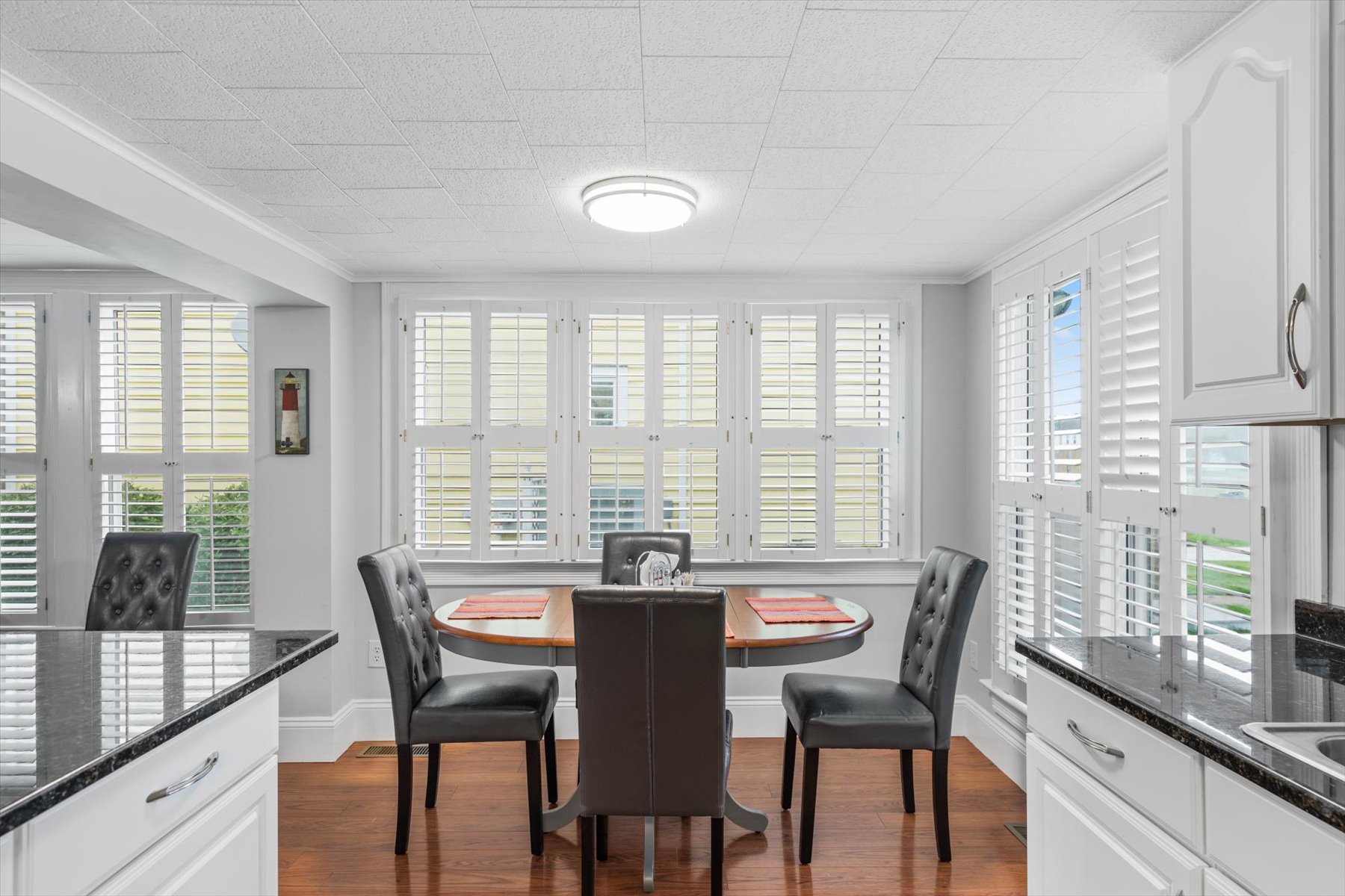 Dine in the comfort of Central AC, or at one of many great Restaurants nearby.