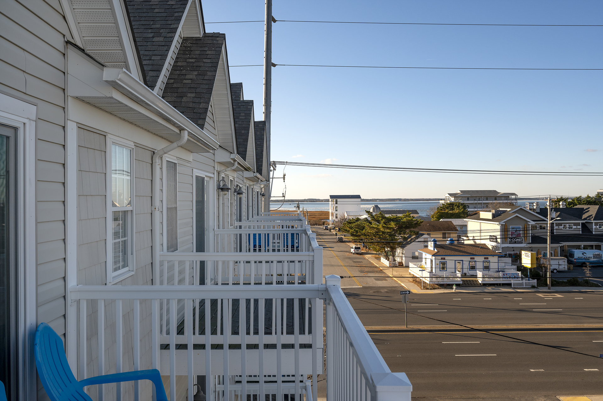 You can even enjoy the views of the bay