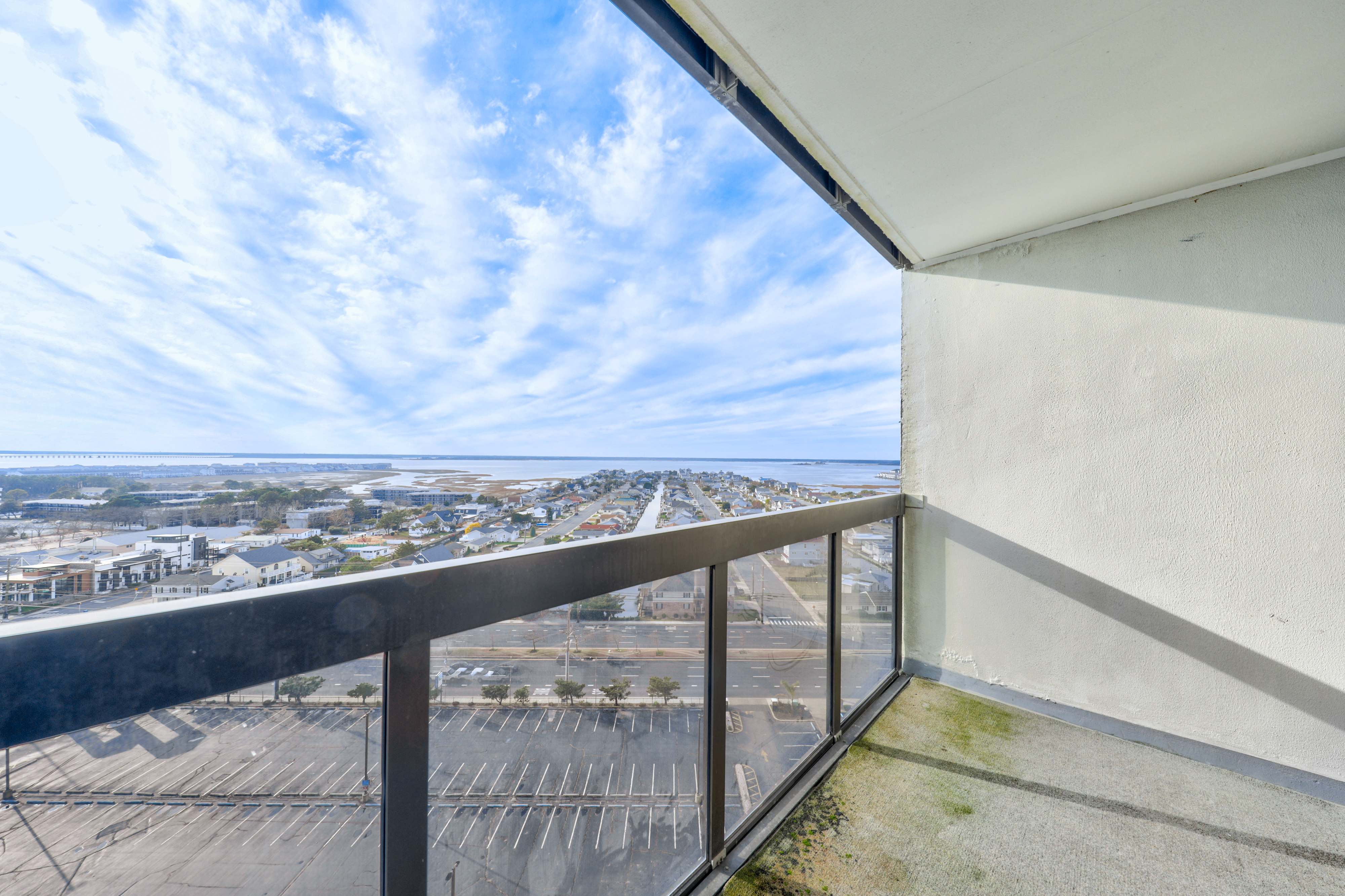 Watch the sunset over the bay from the west balcony.