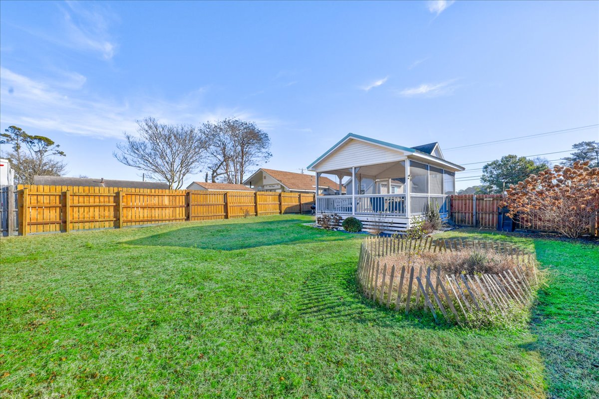 Another View of Fenced Yard.