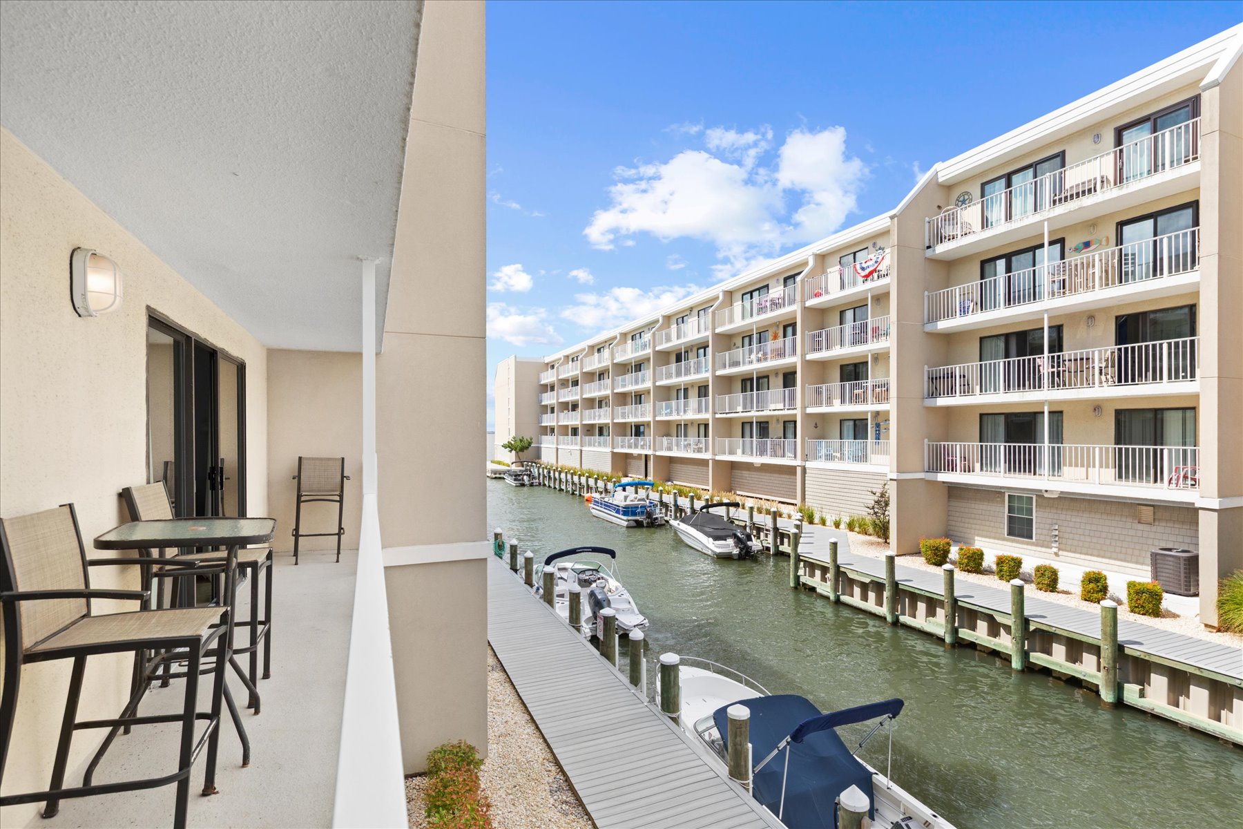 Enjoy a cup of coffee on the Balcony.