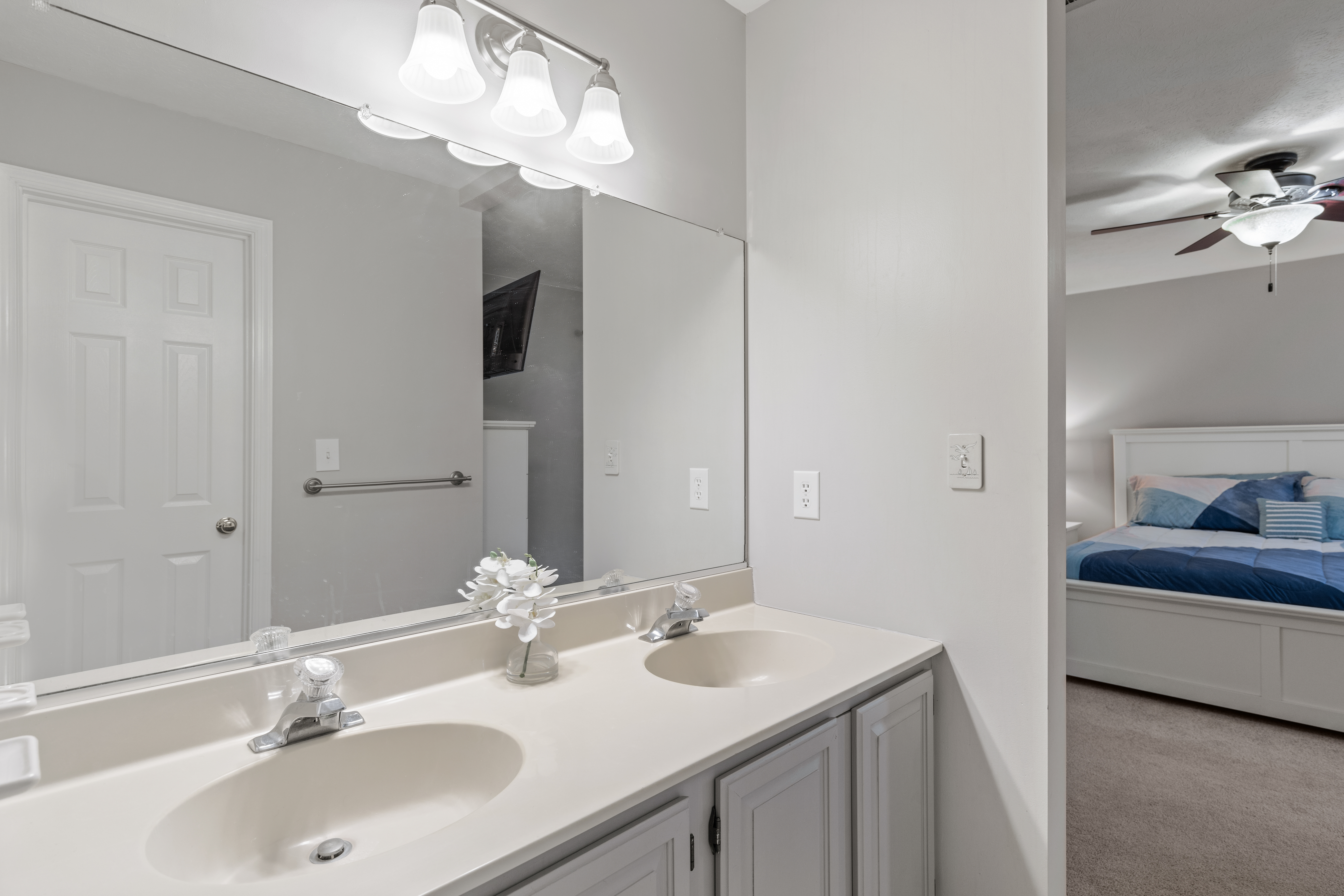Enjoy the luxuries of a spacious Double Vanity!