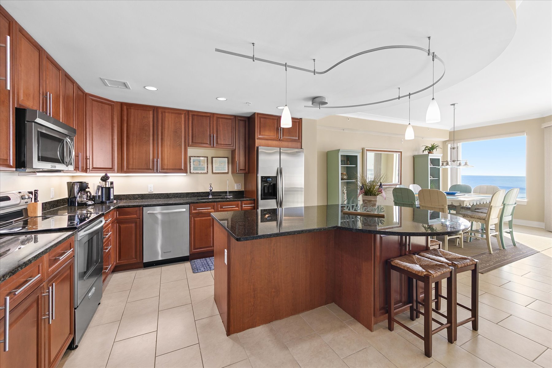 You'll love the comfortable, well-equipped kitchen!
