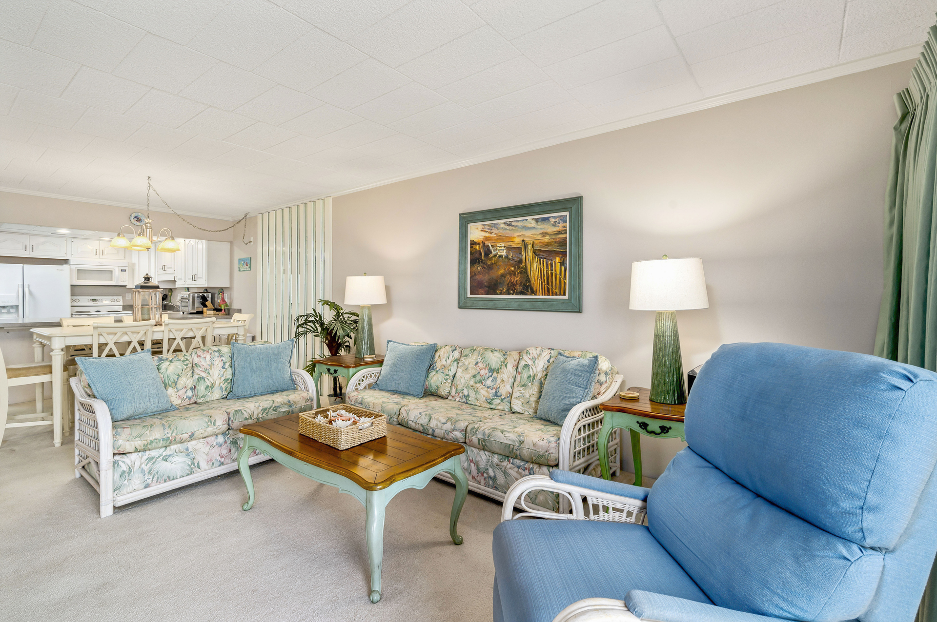 Plenty of seating for the whole family to reflect on memories made!