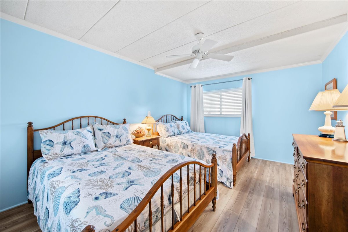 Bedroom 2 offers 2 Cozy Full Beds.