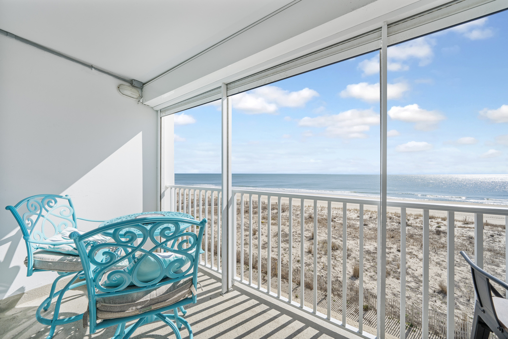 Kick back on your private balcony and listen to the waves crashing.