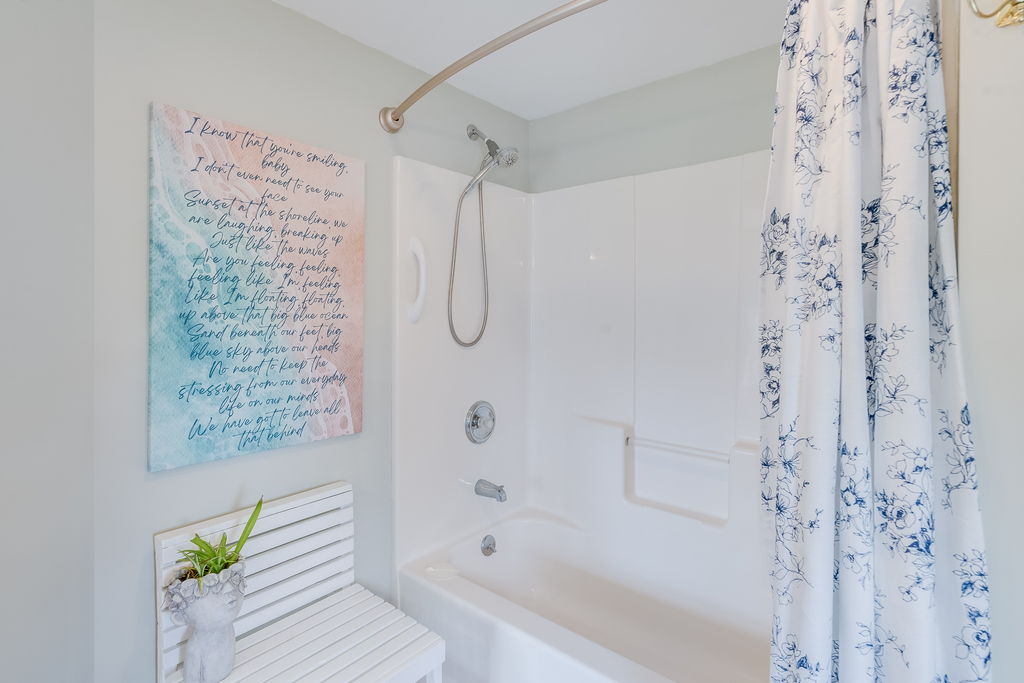 Bedroom 2 also has a Private Bath with a Tub/Shower Combo.