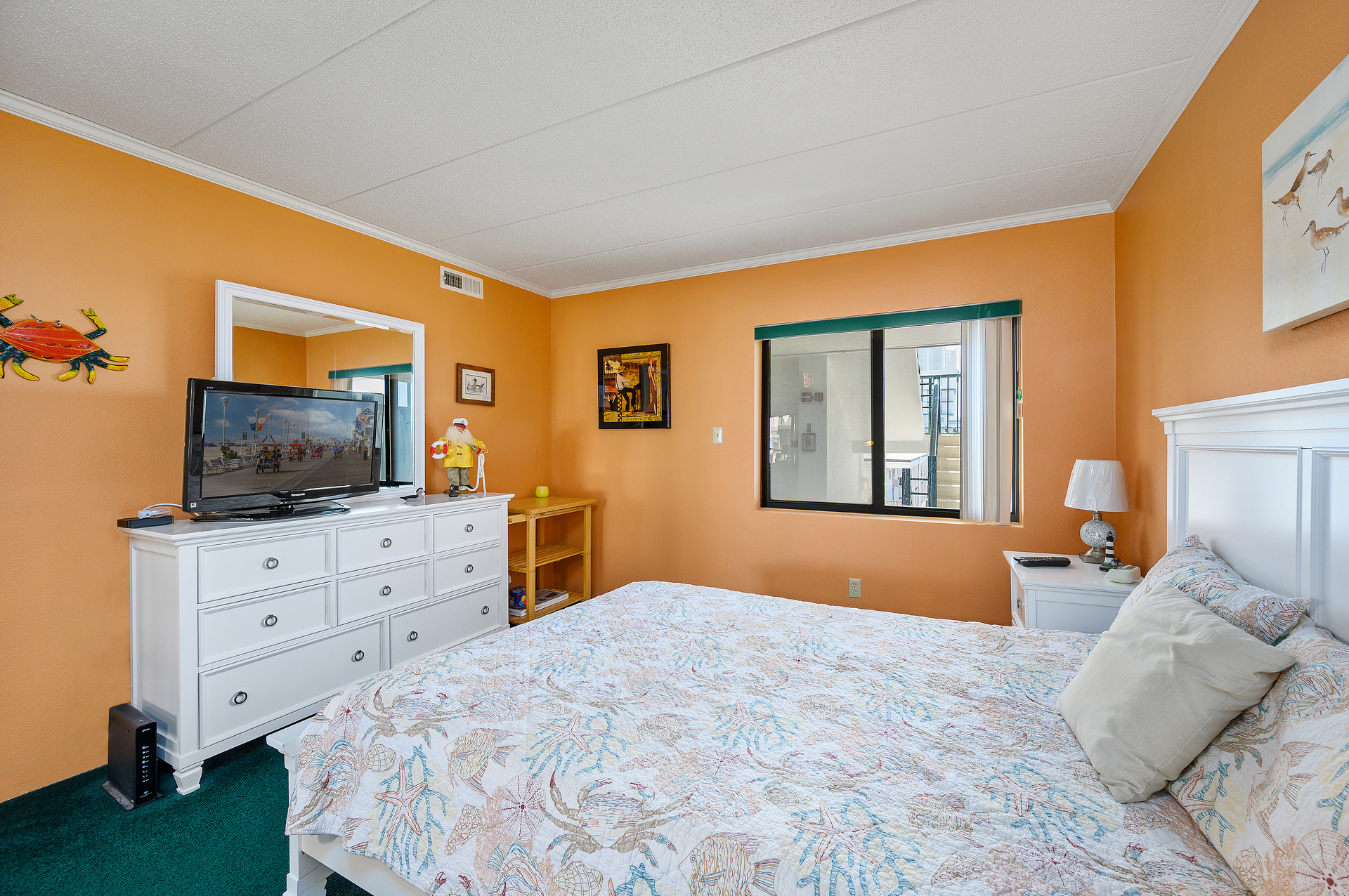Bedroom 2 is another Fabulous escape with a Queen Bed and Flat Screen TV