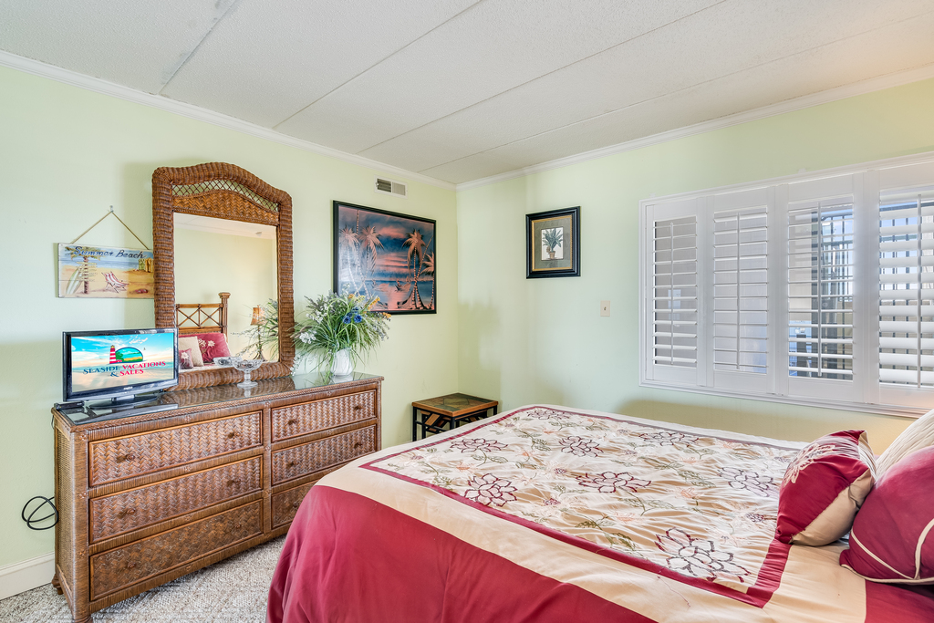 Bedroom 2 also has a Flat Screen TV