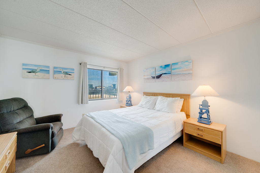 Bedroom 2 is home to a cozy Queen Bed