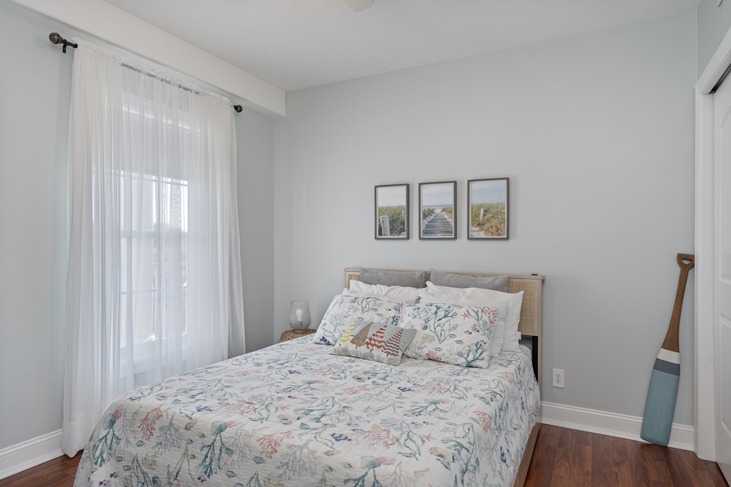 Cheerful Bedroom 3 has a Queen Bed.