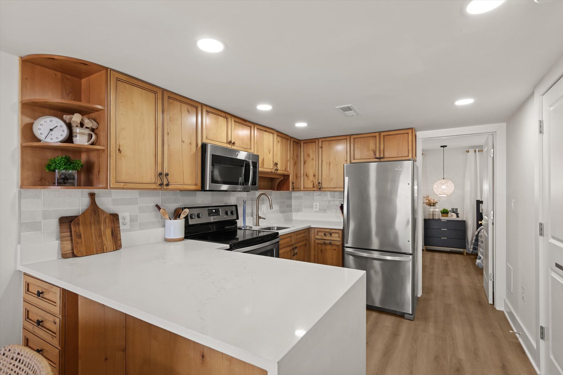 The Chef in your family will love the bright and modern kitchen.