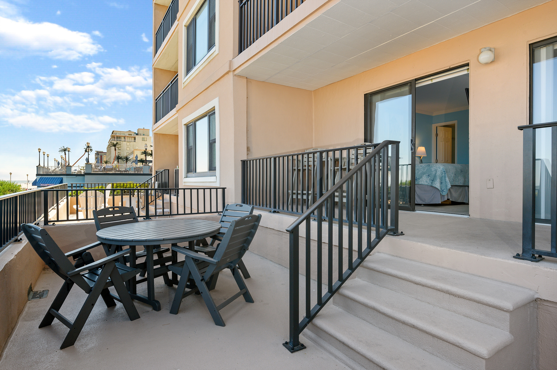 Relax on your 2 level patio and take in the sights & sounds.
