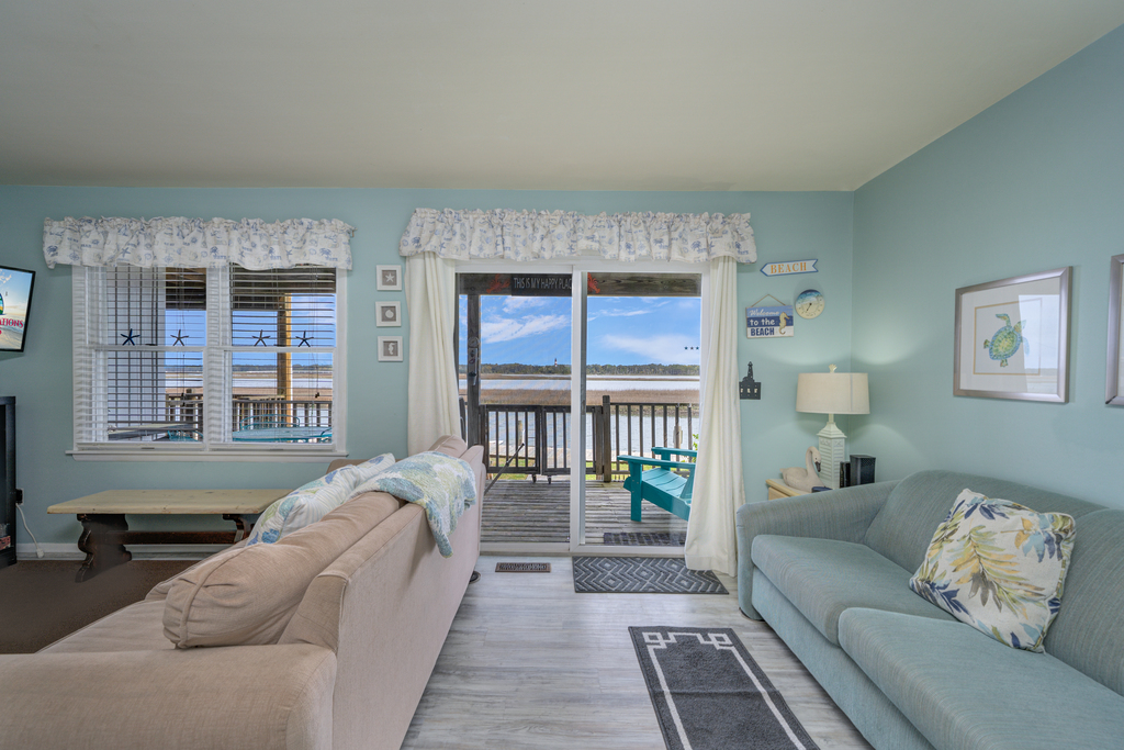 Take in incredible Views of the Assateague Channel and Lighthouse.
