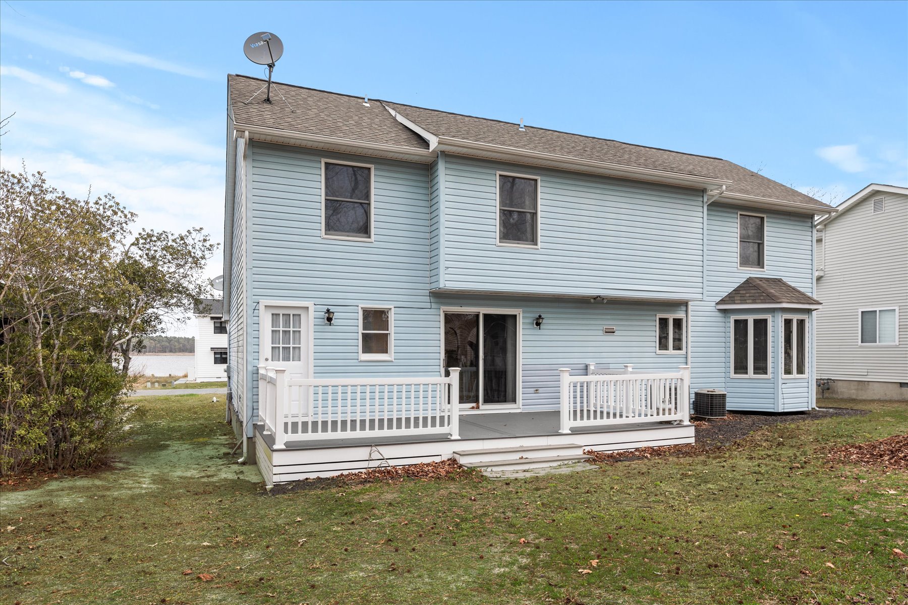 Take in the fresh air with a cup of coffee on the patio.