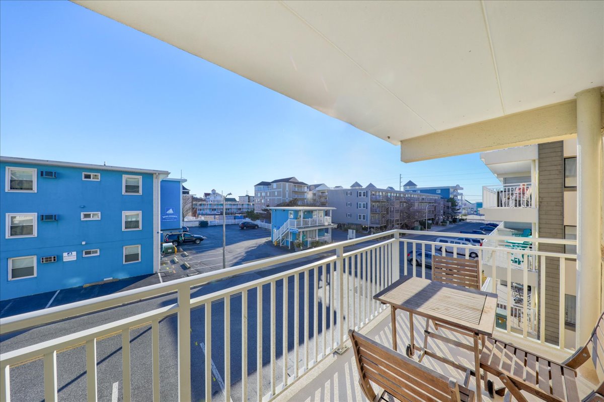 Another view from the spacious balcony