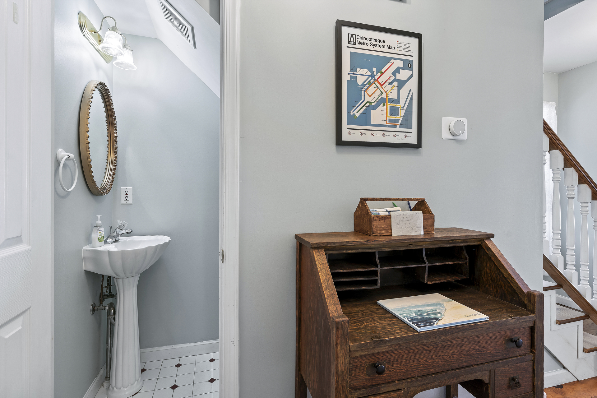 There's a convenient Half Bath on the 1st Floor.