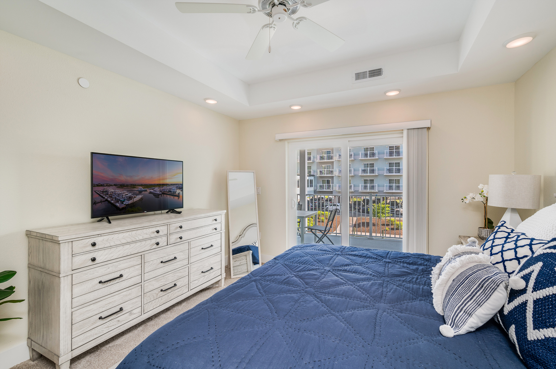 Settle down for a movie night in on the Flat Screen TV