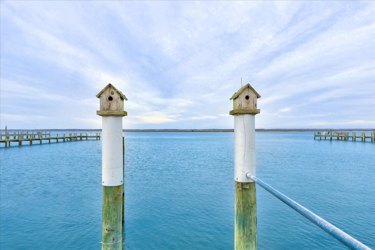 Quintessential Chincoteague Charm, right at the water's edge.