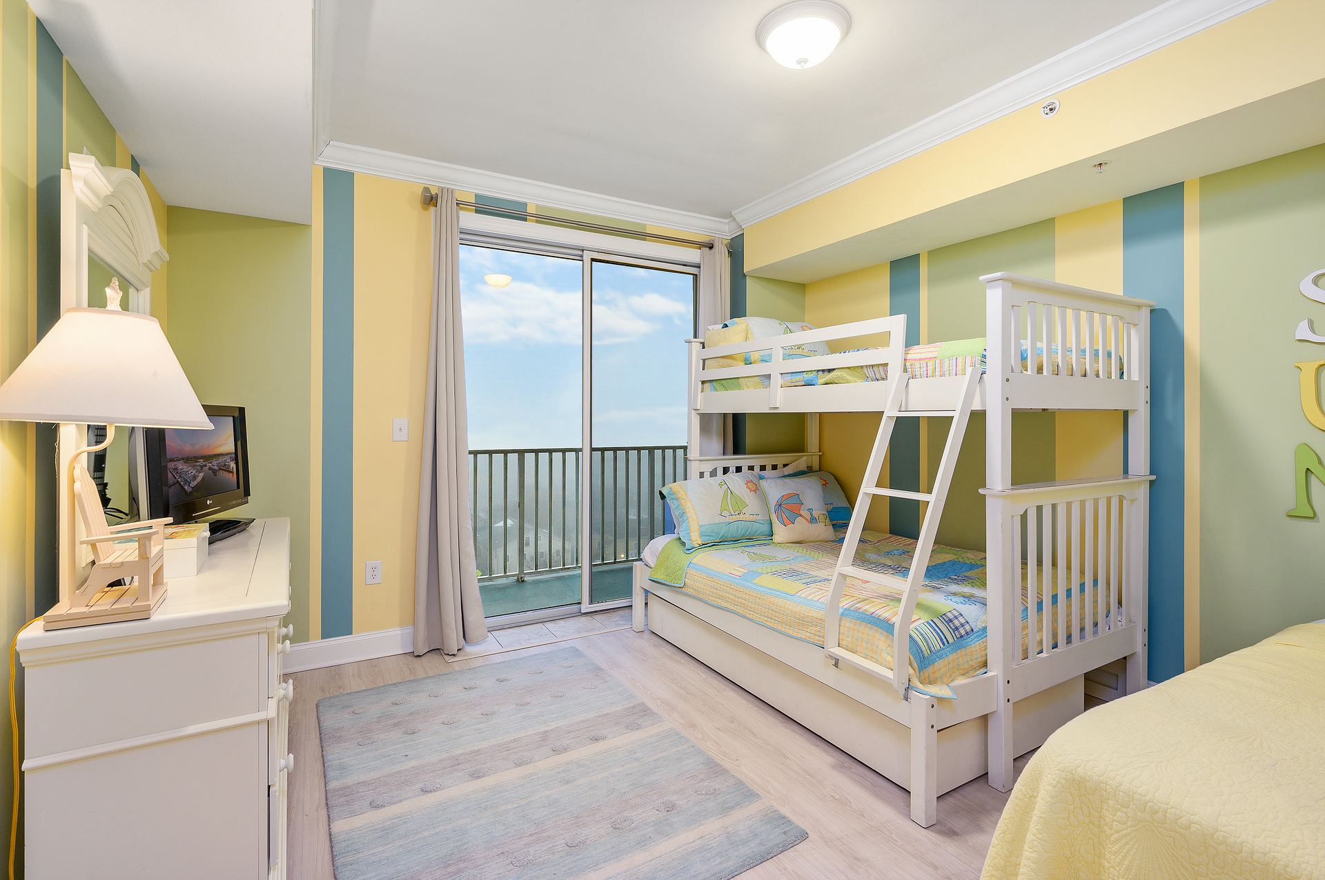 Bedroom 2 has beautiful views and warm sunny vibes!