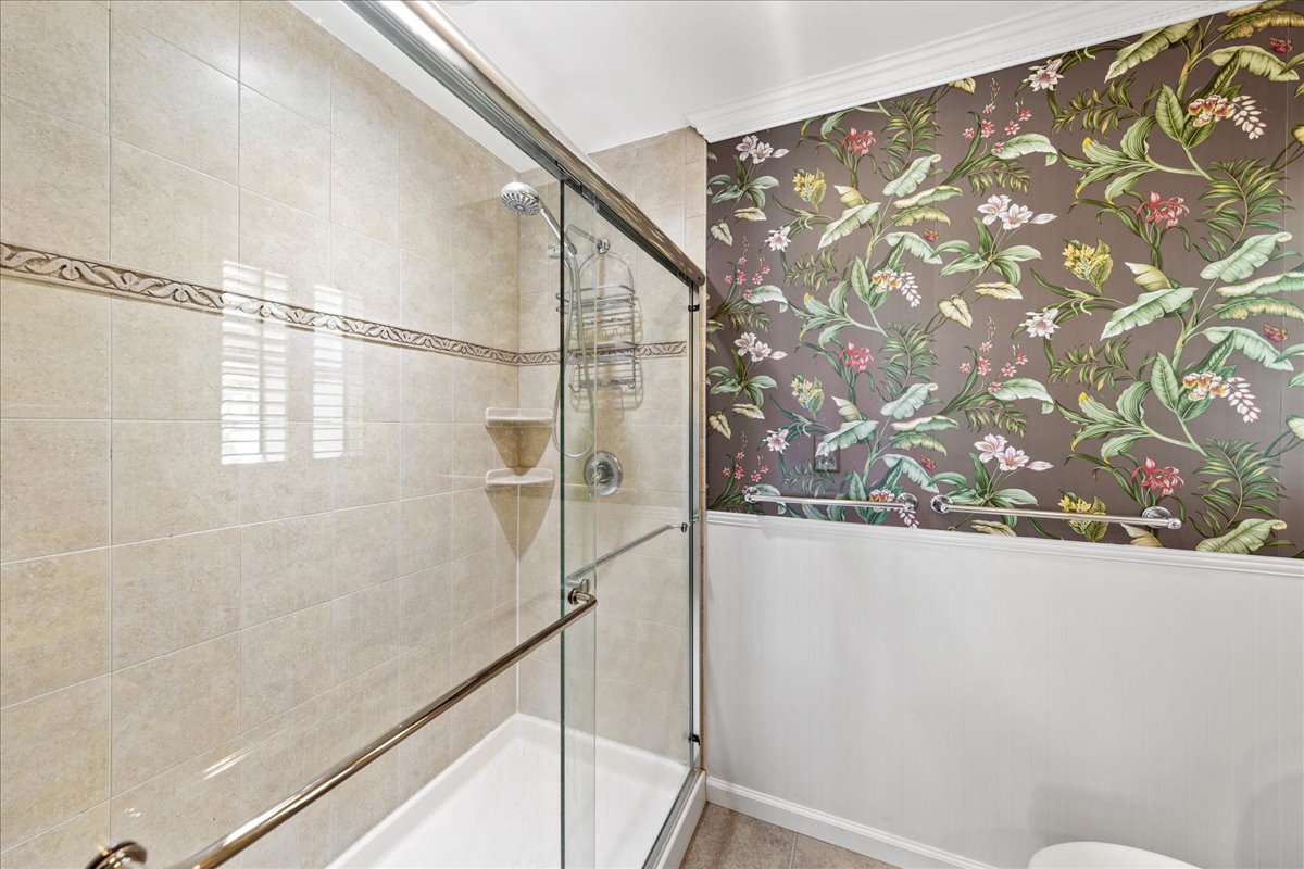 Large Walk-in Shower in Private Master Bath.