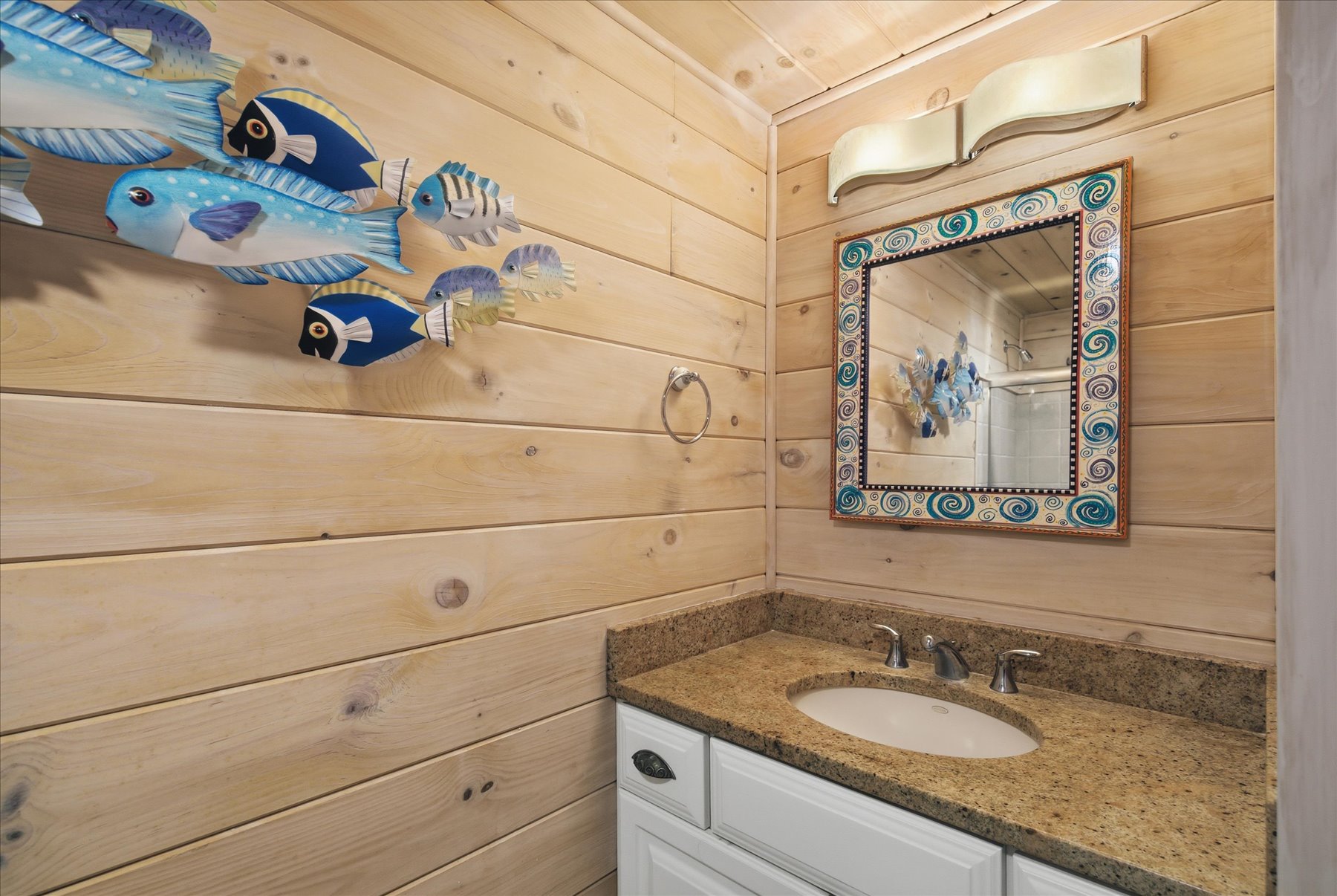 The second Full Bathroom is located on the 4th Floor between Bedroom 3 and 4