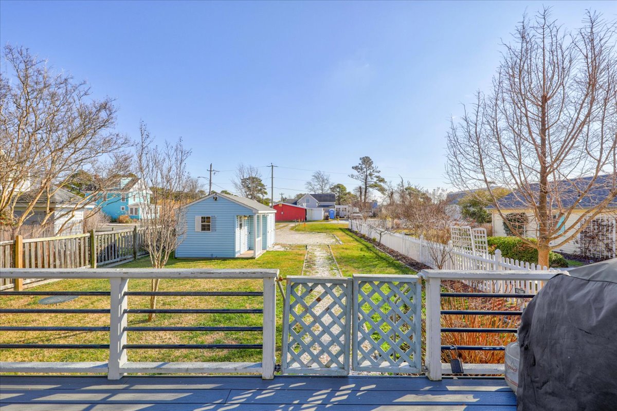 Deck is not fully enclosed.