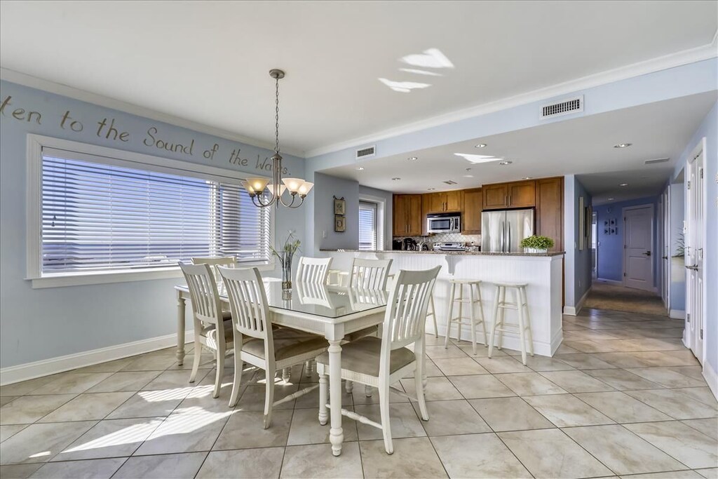 The Spacious Dining Area is perfect for a home-cooked family meal!