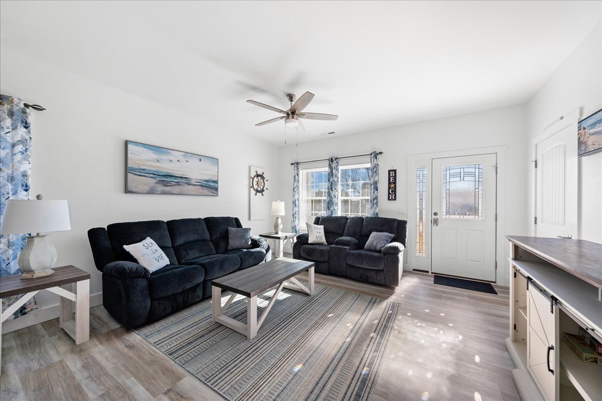 Kick back in the Living Area after a fun-filled day at the Beach.