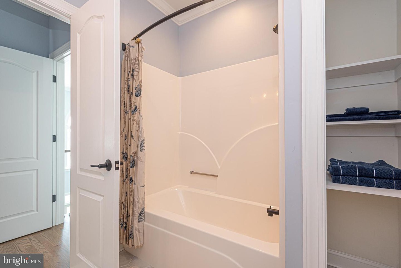 Private Bath attached to Bedroom 3.