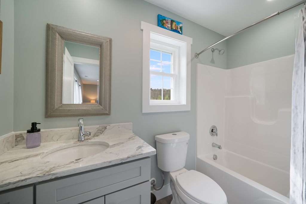 Full Bath 3 is also a Private en-suite Bath and has a Tub/Shower Combo.