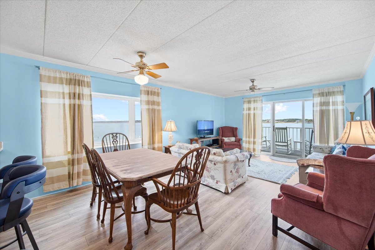 Or enjoy a Warm, Home-Cooked Meal at the Dining Table.