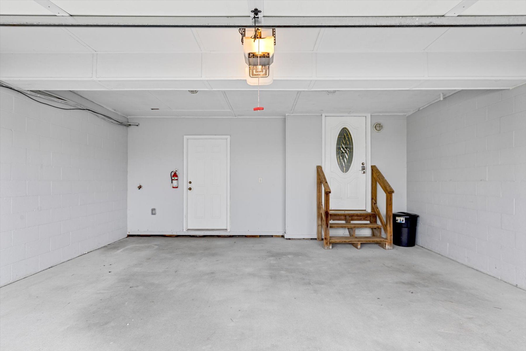 Plenty of room in the Garage for your vehicle and water toys.