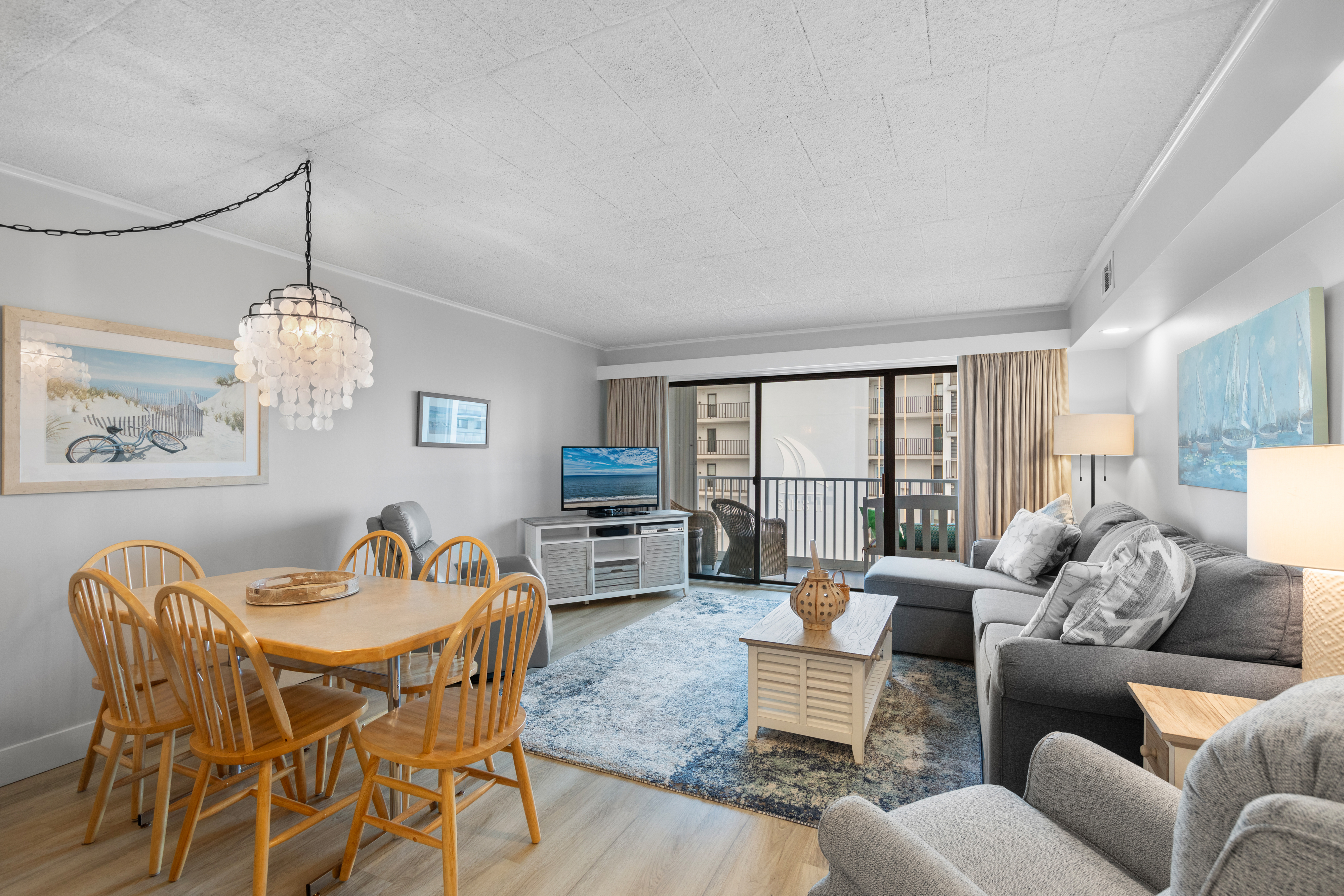 You'll love relaxing in the Living Area in the AC with cozy furnishings, Flat Screen TV, and Free WiFi.