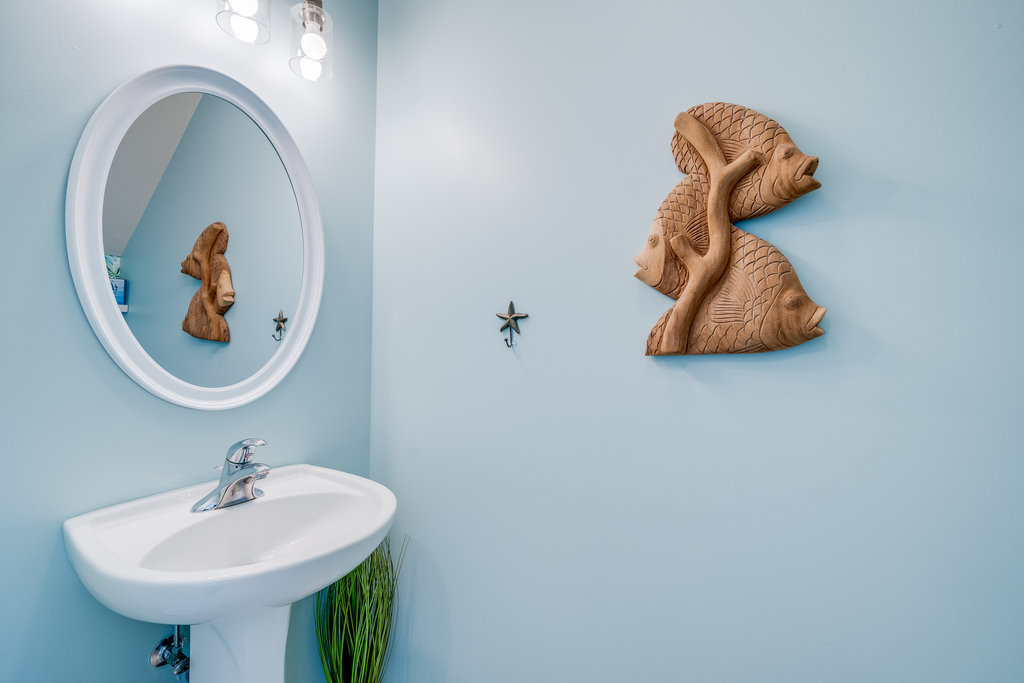 Convenient Half Bath just off Living Area.