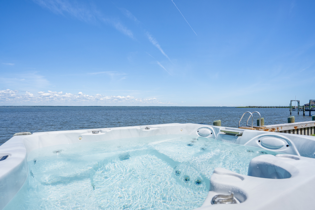 And YES - A Waterfront Hot Tub is all yours!