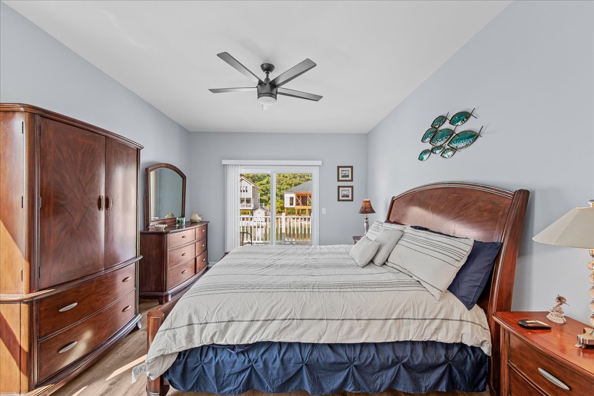 Desirable 1st Floor Master Bedroom with King Bed.