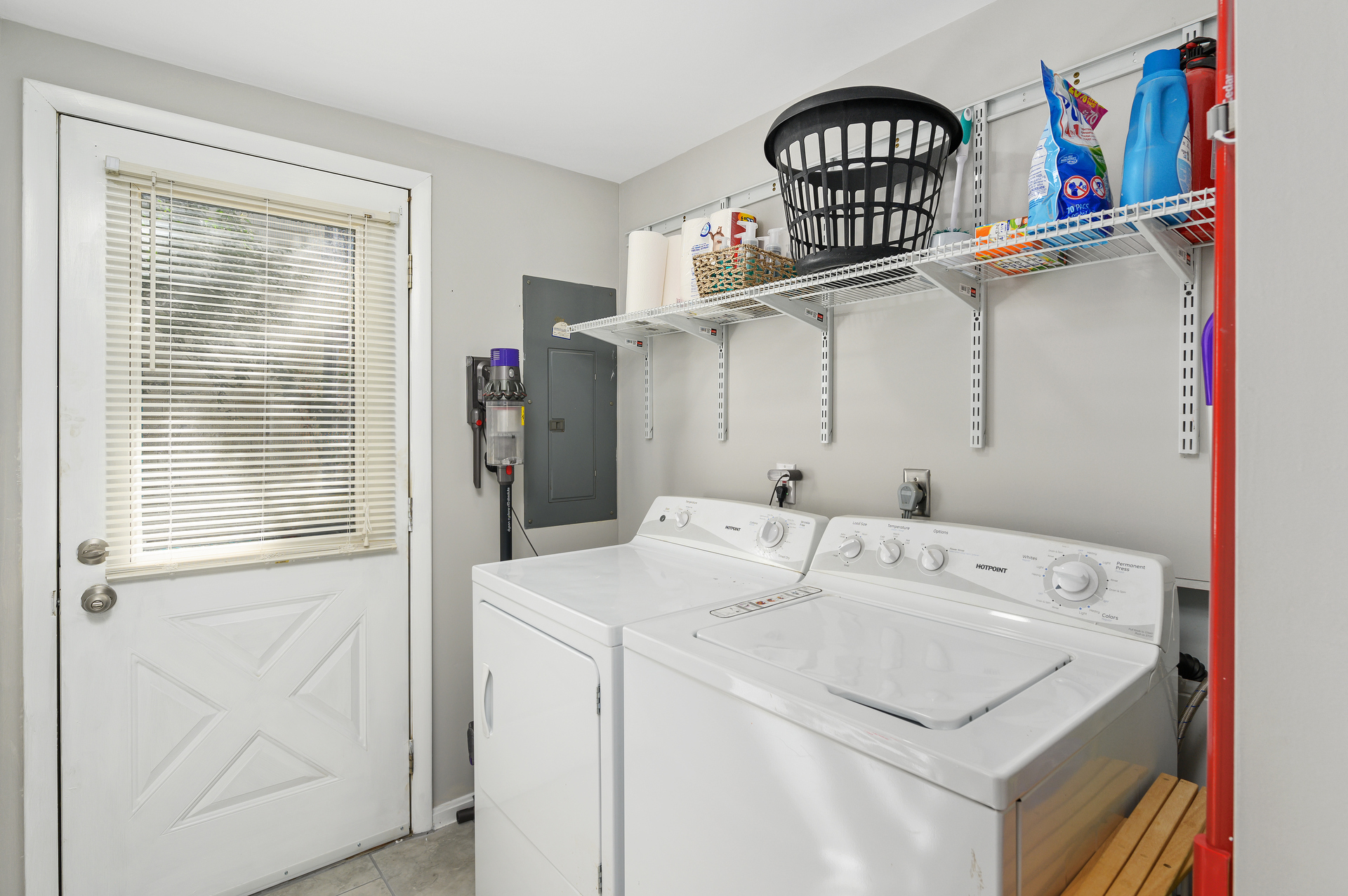 Full Size Washer and Dryer on the 1st floor for your convenience.